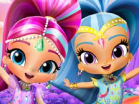 Rainbow Waterfall Adventure - Play Shimmer and Shine Games Online