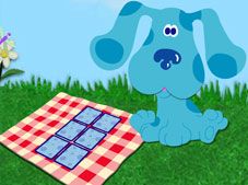 blues clues painting wagon game